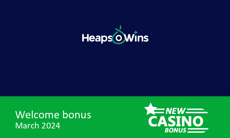 Heaps O Wins offers – 330% bonus + 50 bonus spins