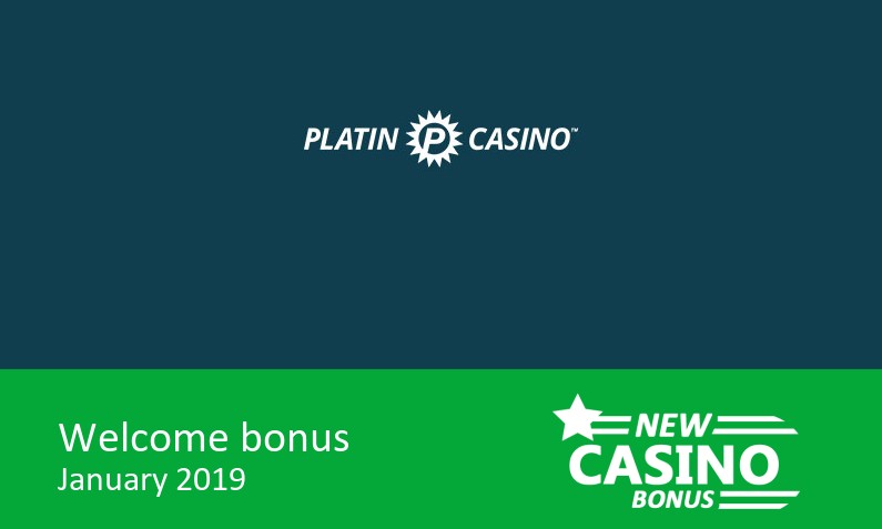 New Platin Casino promotion – 100% up to 100€ in bonus, 1st deposit bonus